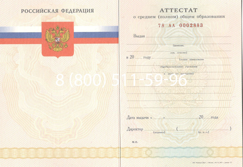 Купить Аттестат за 11 класс 2007-2010 годов в Туле Купить Аттестат за 11 класс 2007-2010 годов в Туле