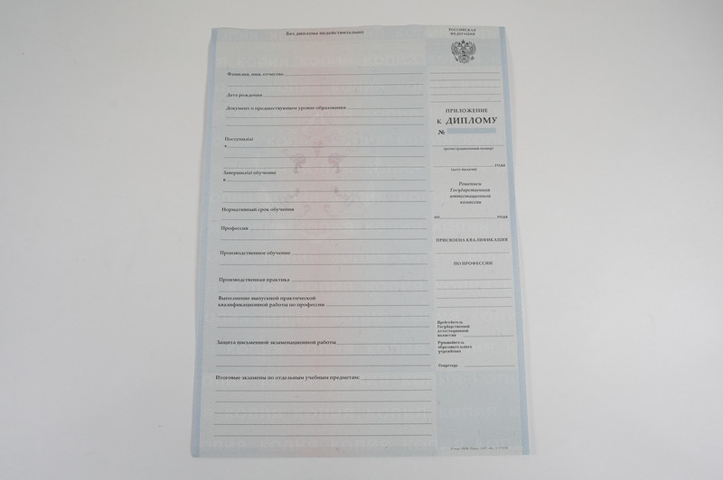 Диплом о начальном образовании 2007-2009 годов в Туле Диплом о начальном образовании 2007-2009 годов в Туле