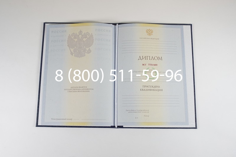 Диплом о высшем образовании 2010-2011 годов в Туле