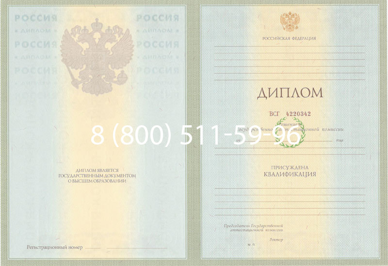 Купить Диплом специалиста 2003-2009 годов в Туле